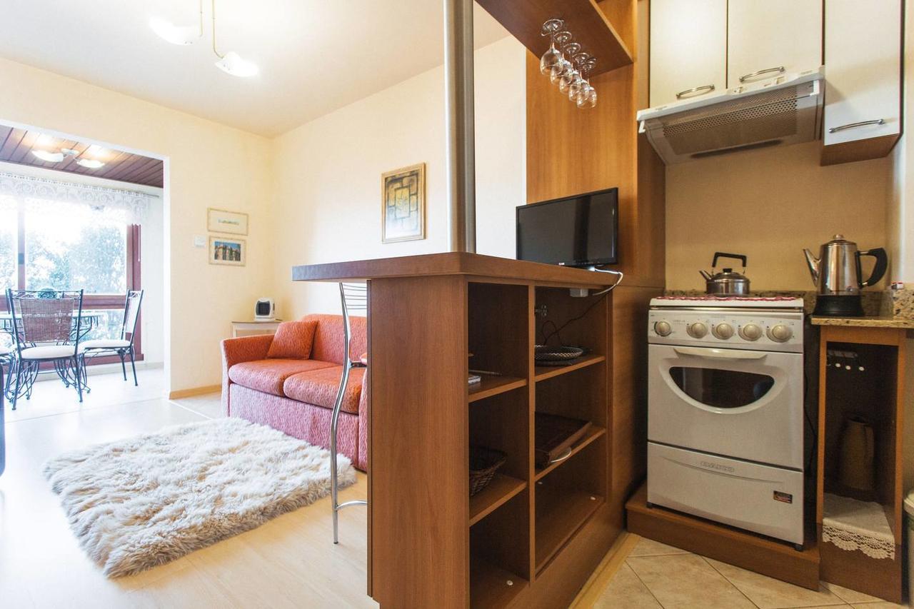 Belo Apartamento E Completo No Centro Com Vista Gramado Esterno foto