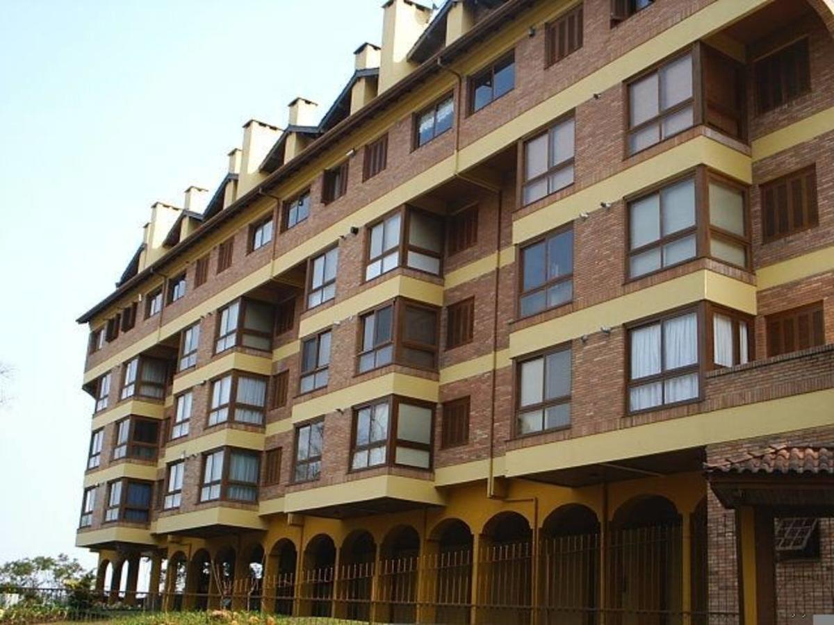 Belo Apartamento E Completo No Centro Com Vista Gramado Esterno foto