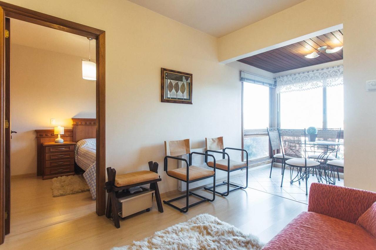 Belo Apartamento E Completo No Centro Com Vista Gramado Esterno foto