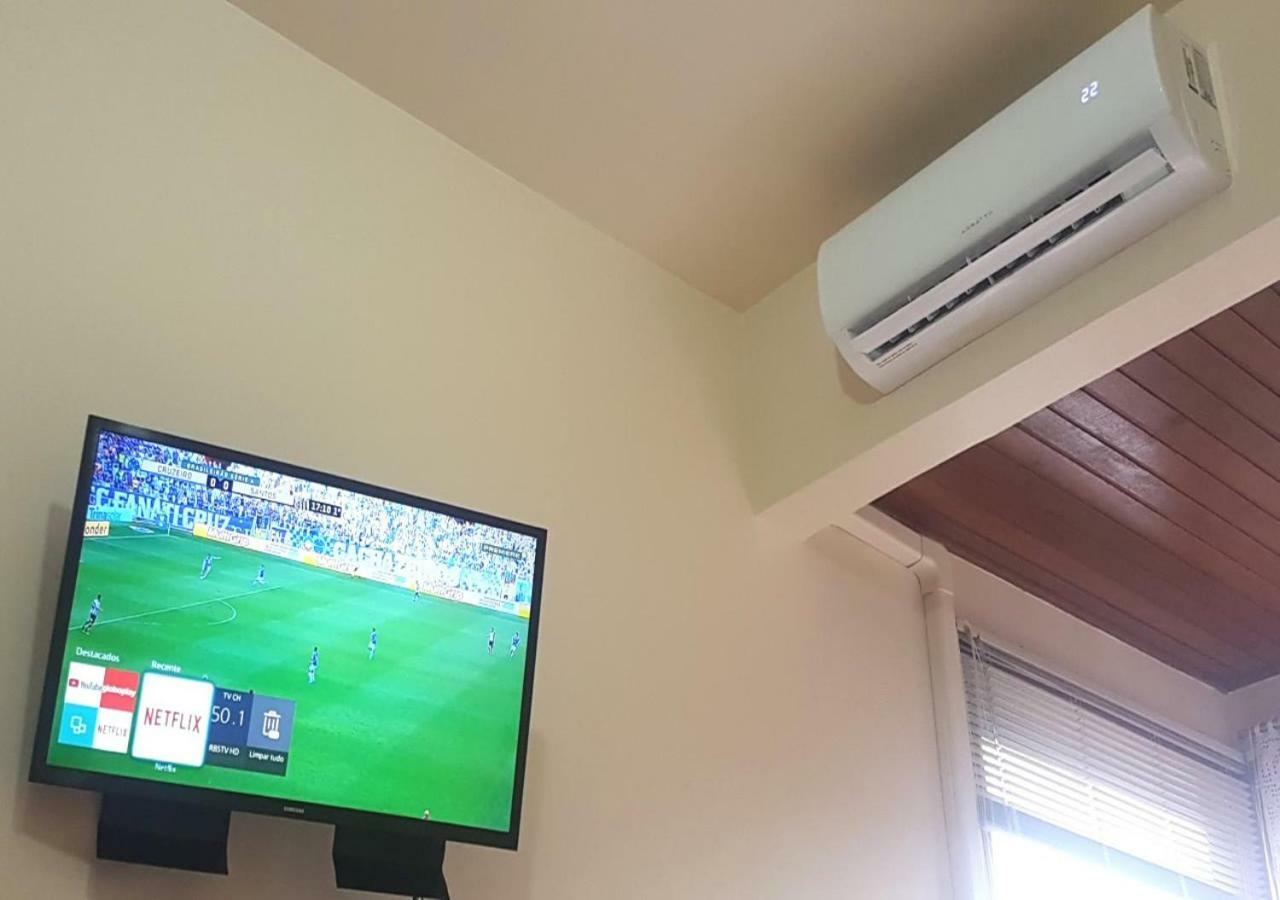 Belo Apartamento E Completo No Centro Com Vista Gramado Esterno foto